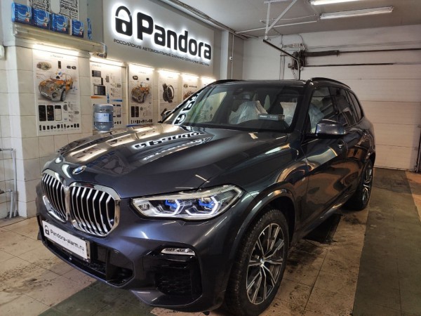 BMW X5 установка Pandora DXL 4710